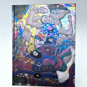 Sketch Book  Klimt The Virgin  Blank Hardcover by Flame Tree Studio 8.5 x 11 in